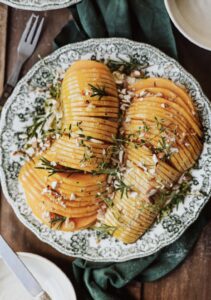 hasselback wijn spijs